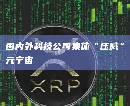 国内外科技公司集体“压减”元宇宙