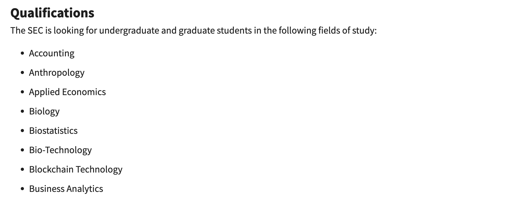 不懂加密货币?美国SEC招聘区块链实习生