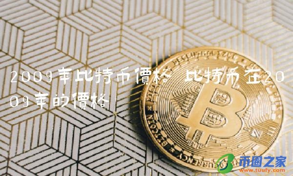 比特币在2009年的价格