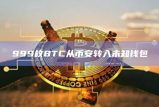 999枚BTC从币安转入未知钱包
