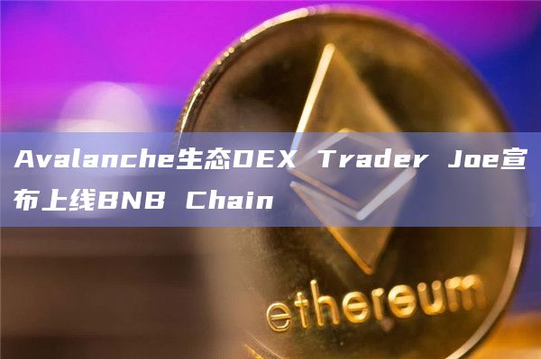 Avalanche生态DEX Trader Joe宣布上线BNB Chain Avalanche生态DEX Trader Joe宣布上线BNB Chain