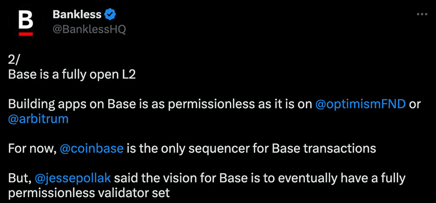 Coinbase有望在Base引入Uniswap、Aave、Sushiswap、ChainLink等