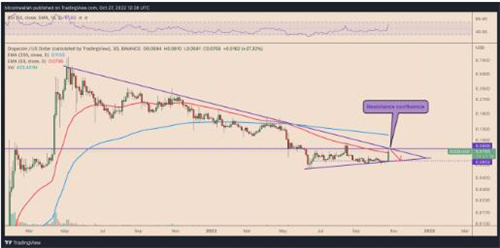 推特加密钱包传闻Elon Musk 导致狗狗币价格上涨40%