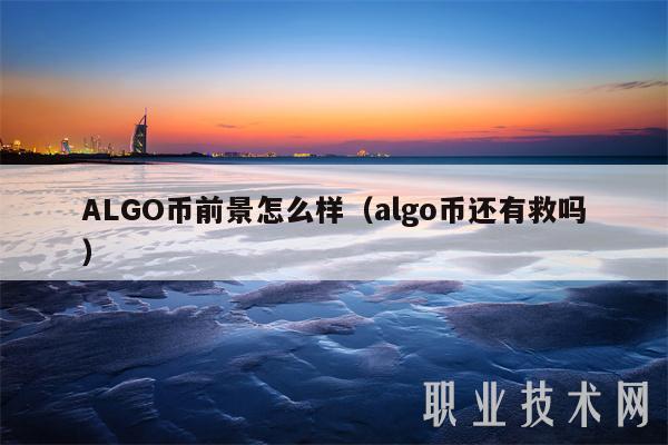 ALGO币前景怎么样（algo币还有救吗）