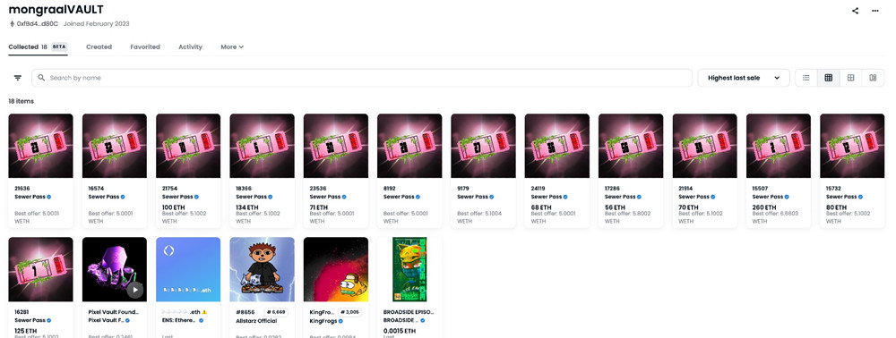 Dookey Dash冠军吉米钥匙1000ETH售出 Mongraal获利160万美元