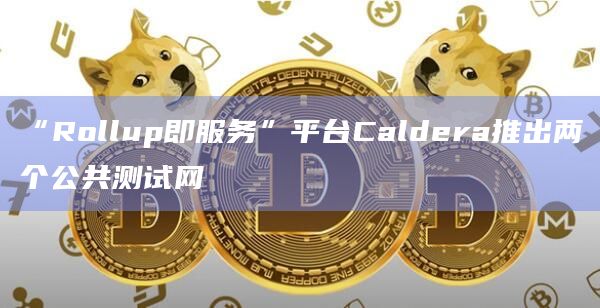 “Rollup即服务”平台Caldera推出两个公共测试网