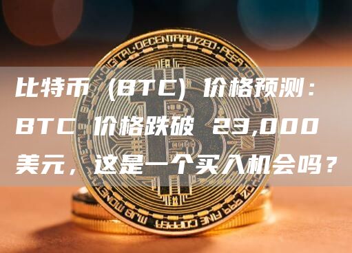 比特币 (BTC) 价格预测:BTC 价格跌破 23,000 美元,这是一个买入机会吗?