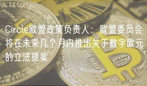 Circle欧盟政策负责人:欧盟委员会将在未来几个月内推出关于数字欧元的立法提案