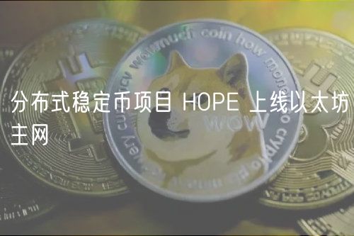 分布式稳定币项目 HOPE 上线以太坊主网