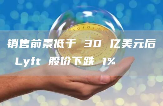 销售前景低于 30 亿美元后 Lyft 股价下跌 1%