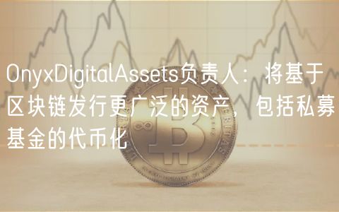 OnyxDigitalAssets负责人：将基于区块链发行更广泛的资产，包括私募基金的代币化
