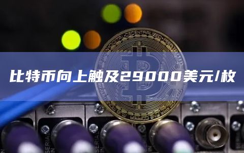 比特币向上触及29000美元/枚