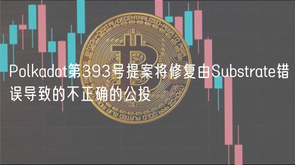 Polkadot第393号提案将修复由Substrate错误导致的不正确的公投