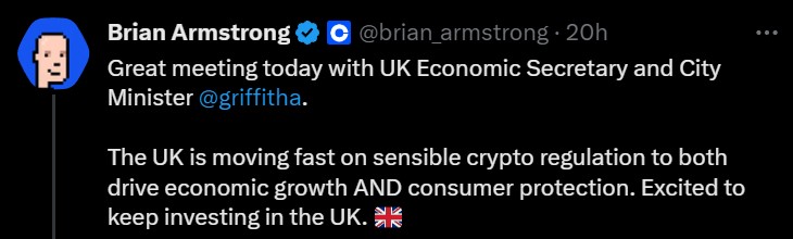 Coinbase警告：在美国监管模糊的情况下可能会搬迁