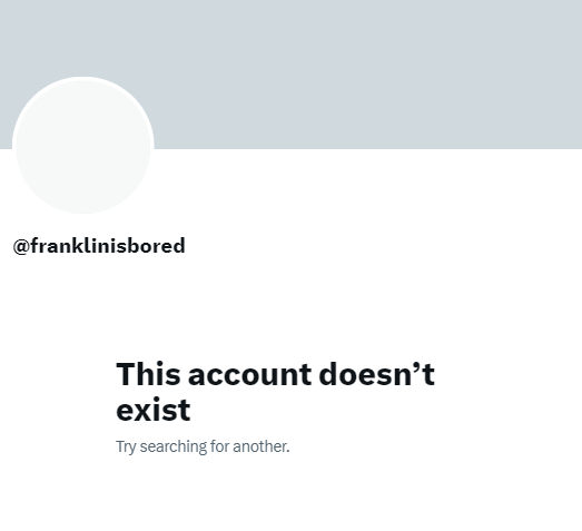 知名BAYC持有者Franklin已删除其推特账号，此前因赌博和投资失败抛售大量BAYC