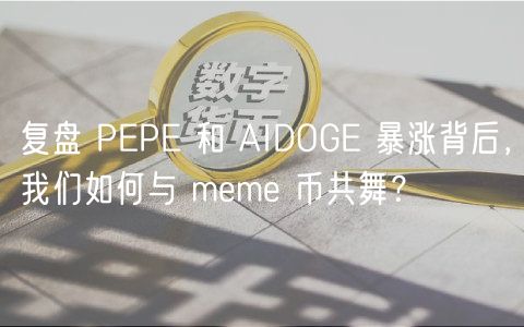 复盘 PEPE 和 AIDOGE 暴涨背后，我们如何与 meme 币共舞？