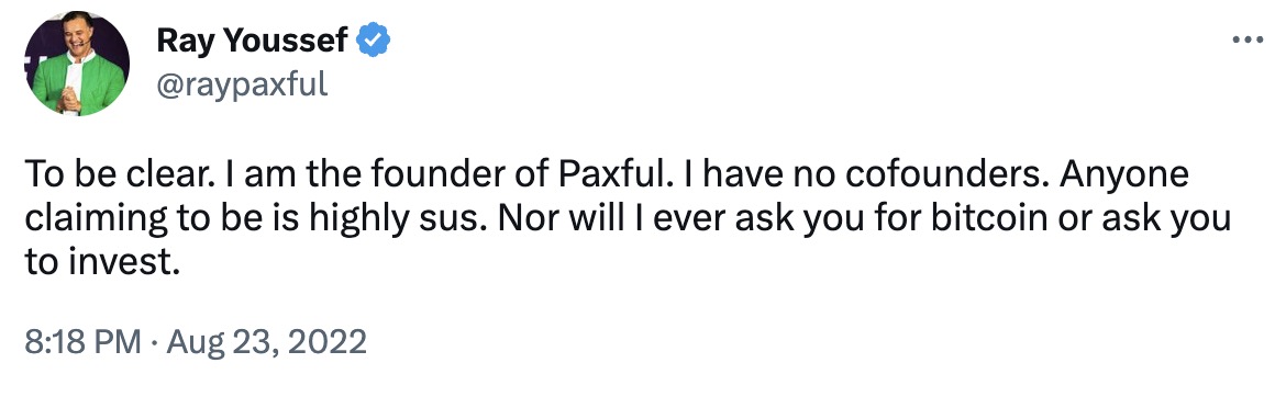 两位联创对薄公堂，Paxful关闭背后是“权利的游戏”