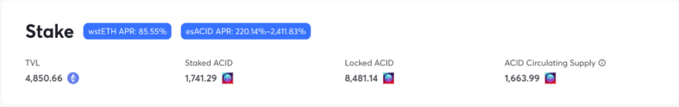 90%APR,LSDFi协议0xAcid是如何做到最高的收益率?
