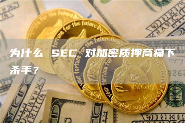 为什么 SEC 对加密质押商痛下杀手？