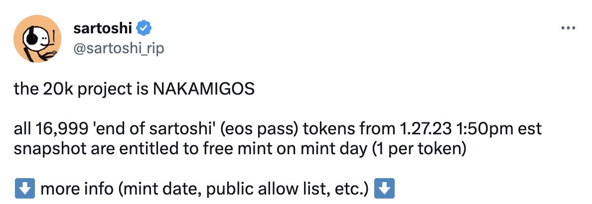 Nakamigos走红背后:翻版加密朋克,与mfers创始人关系匪浅