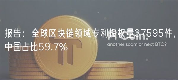 报告：全球区块链领域专利授权量37595件，中国占比59.7%