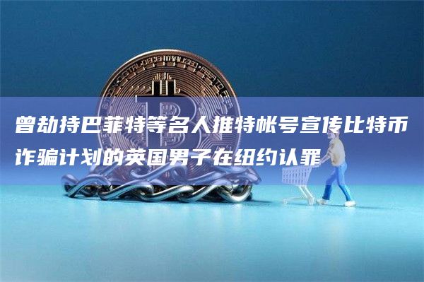 曾劫持巴菲特等名人推特帐号宣传比特币诈骗计划的英国男子在纽约认罪