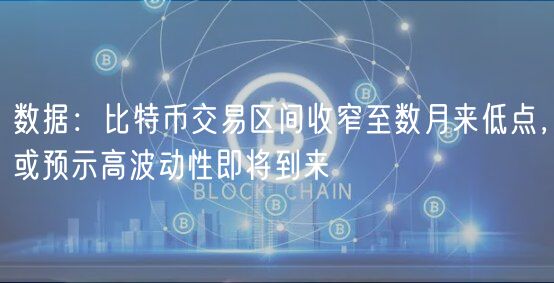 数据：比特币交易区间收窄至数月来低点，或预示高波动性即将到来