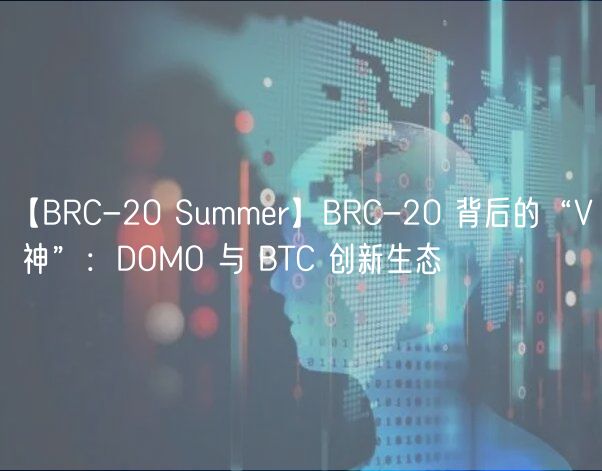 【BRC-20 Summer】BRC-20 背后的“V 神”:DOMO 与 BTC 创新生态