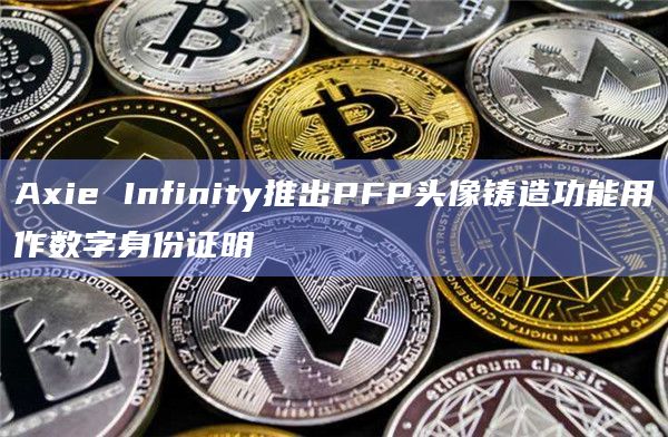 Axie Infinity推出PFP头像铸造功能用作数字身份证明