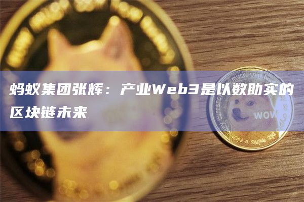 蚂蚁集团张辉：产业Web3是以数助实的区块链未来