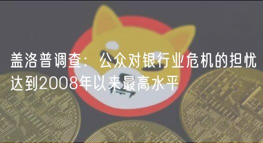 盖洛普调查：公众对银行业危机的担忧达到2008年以来最高水平