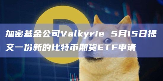 加密基金公司Valkyrie 5月15日提交一份新的比特币期货ETF申请