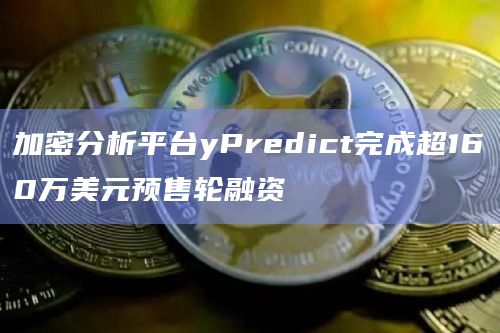 加密分析平台yPredict完成超160万美元预售轮融资