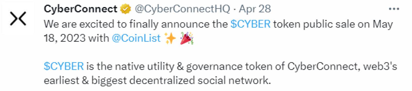 Web3 社交图谱项目 CyberConnect 全解析