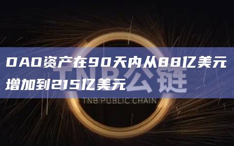 DAO资产在90天内从88亿美元增加到215亿美元