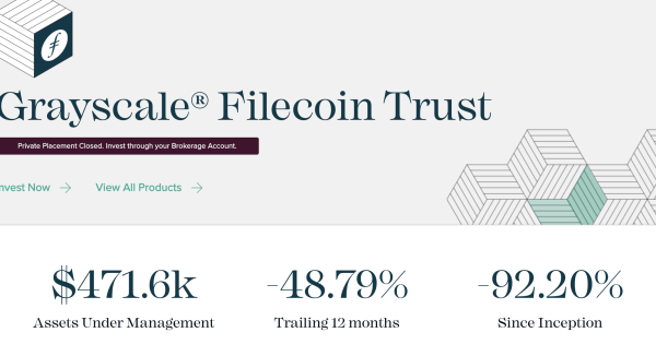 SEC拒绝灰度注册申请、视Filecoin为证券!FIL价格24小时上涨3.2%