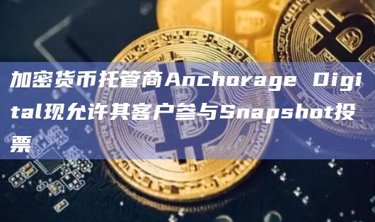 加密货币托管商Anchorage Digital现允许其客户参与Snapshot投票