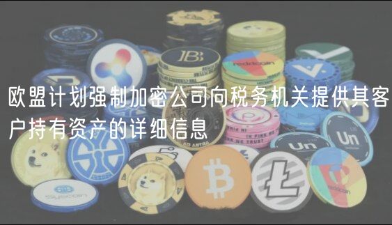 欧盟计划强制加密公司向税务机关提供其客户持有资产的详细信息