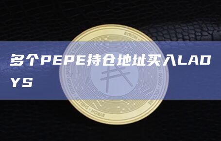 多个PEPE持仓地址买入LADYS