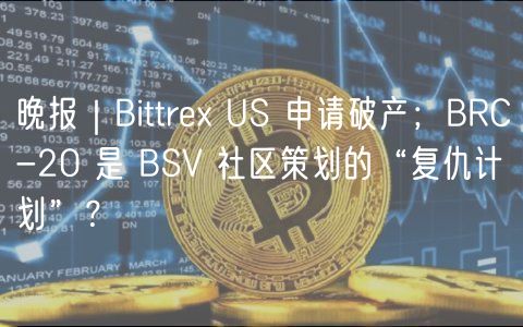 晚报|Bittrex US 申请破产;BRC-20 是 BSV 社区策划的“复仇计划”?