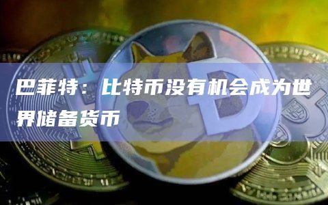 巴菲特：比特币没有机会成为世界储备货币