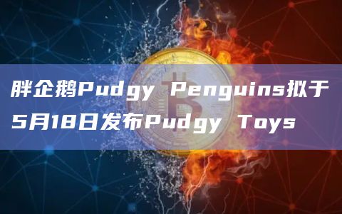 胖企鹅Pudgy Penguins拟于5月18日发布Pudgy Toys
