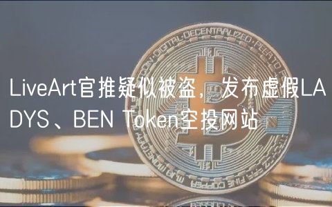 LiveArt官推疑似被盗，发布虚假LADYS、BEN Token空投网站