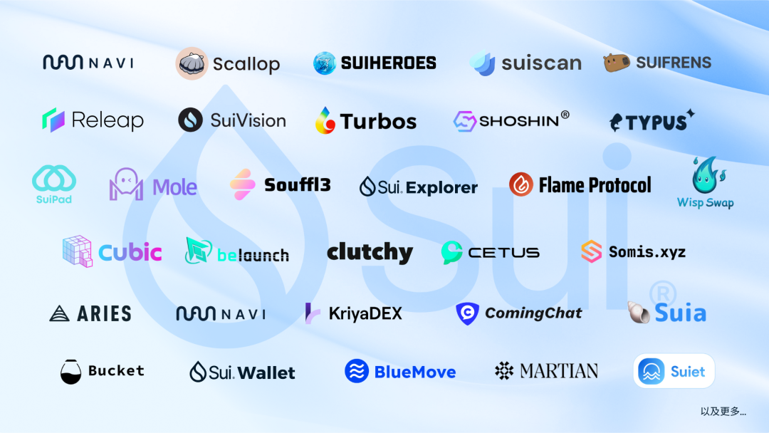 盘点第一批上线Sui主网的31个项目