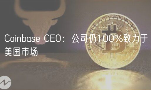 Coinbase CEO:公司仍100%致力于美国市场