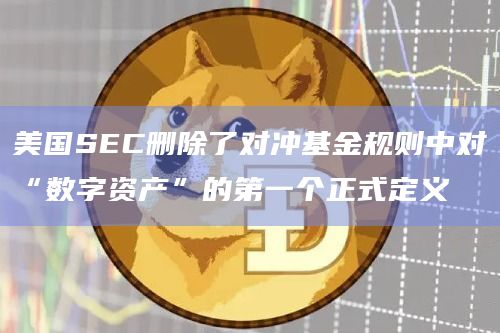 美国SEC删除了对冲基金规则中对“数字资产”的第一个正式定义