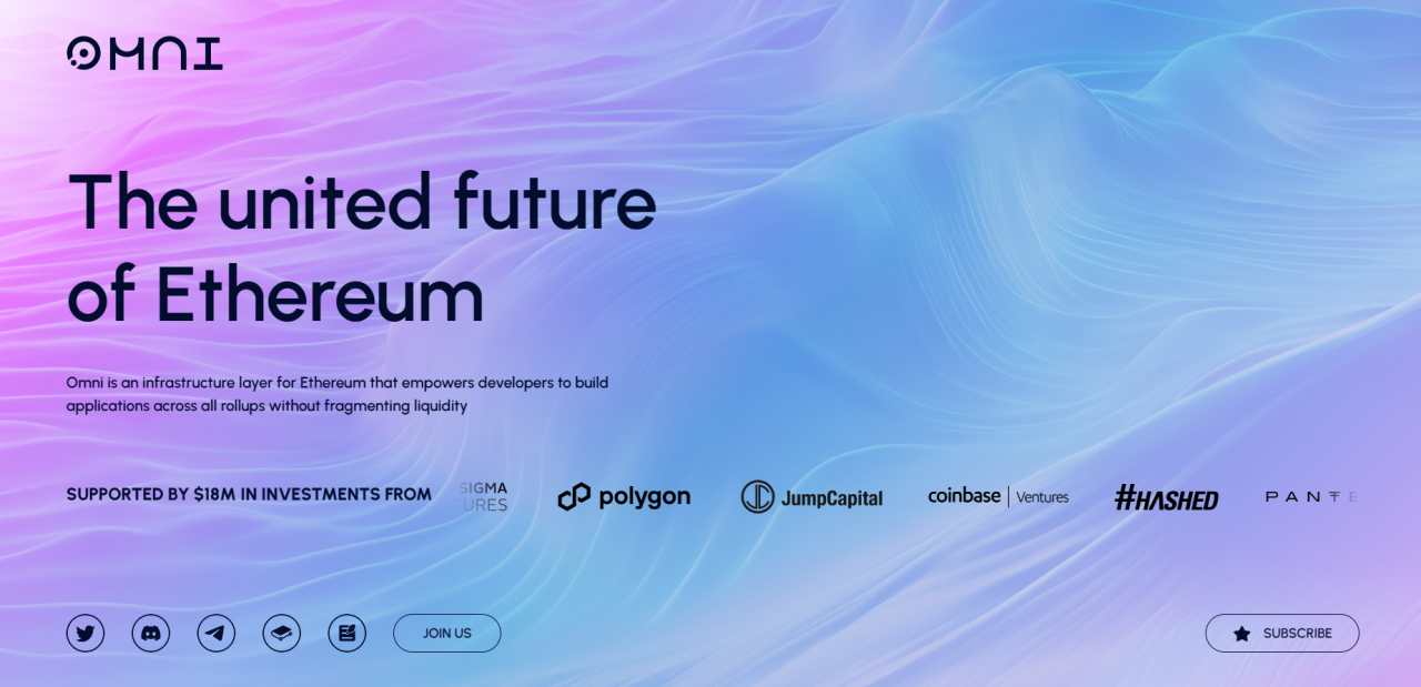 以太坊互操作性基础设施Omni Network:通过再质押获取主网安全性,实现Rollup无缝跨链