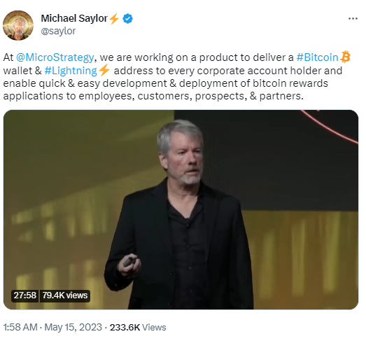 MicroStrategy正开发可帮助企业部署比特币奖励应用程序的产品插图 MicroStrategy正开发可帮助企业部署比特币奖励应用程序的产品