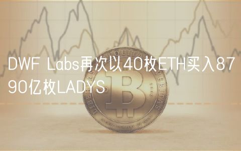 DWF Labs再次以40枚ETH买入8790亿枚LADYS