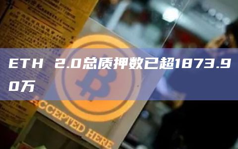 ETH 2.0总质押数已超1873.90万